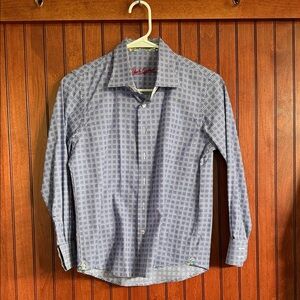 Robert Graham Navy and White Checkered Shirt